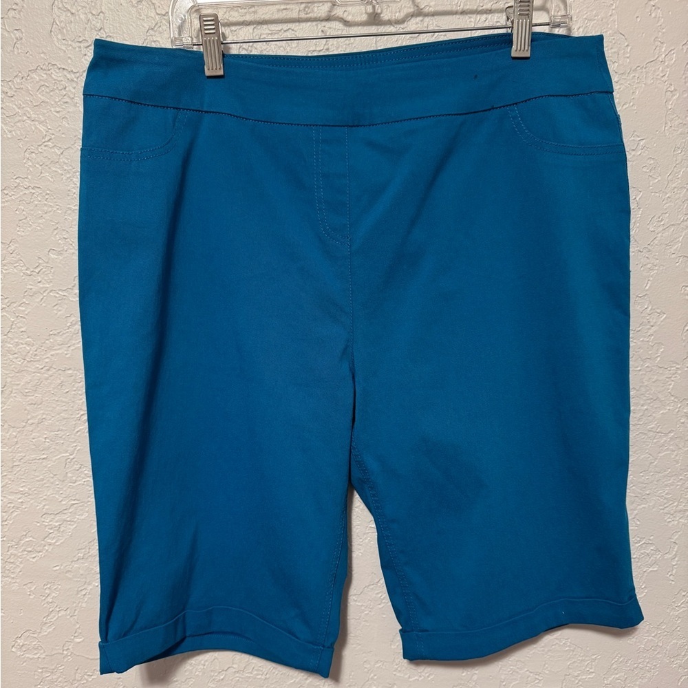 Soft Surroundings Teal Women's Shorts, Size Xl